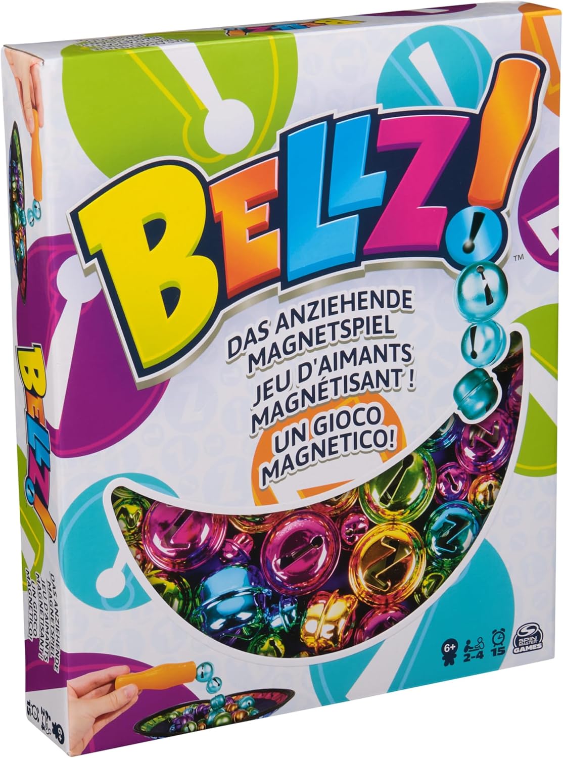 Bellz Quick Pick-up Family Magnet Game with Colorful Bells