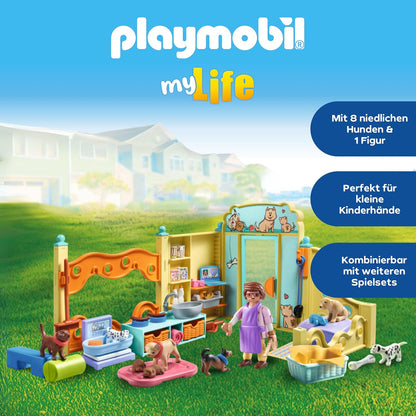 PLAYMOBIL Puppy House Playset – Cute Animal Figures for Kids