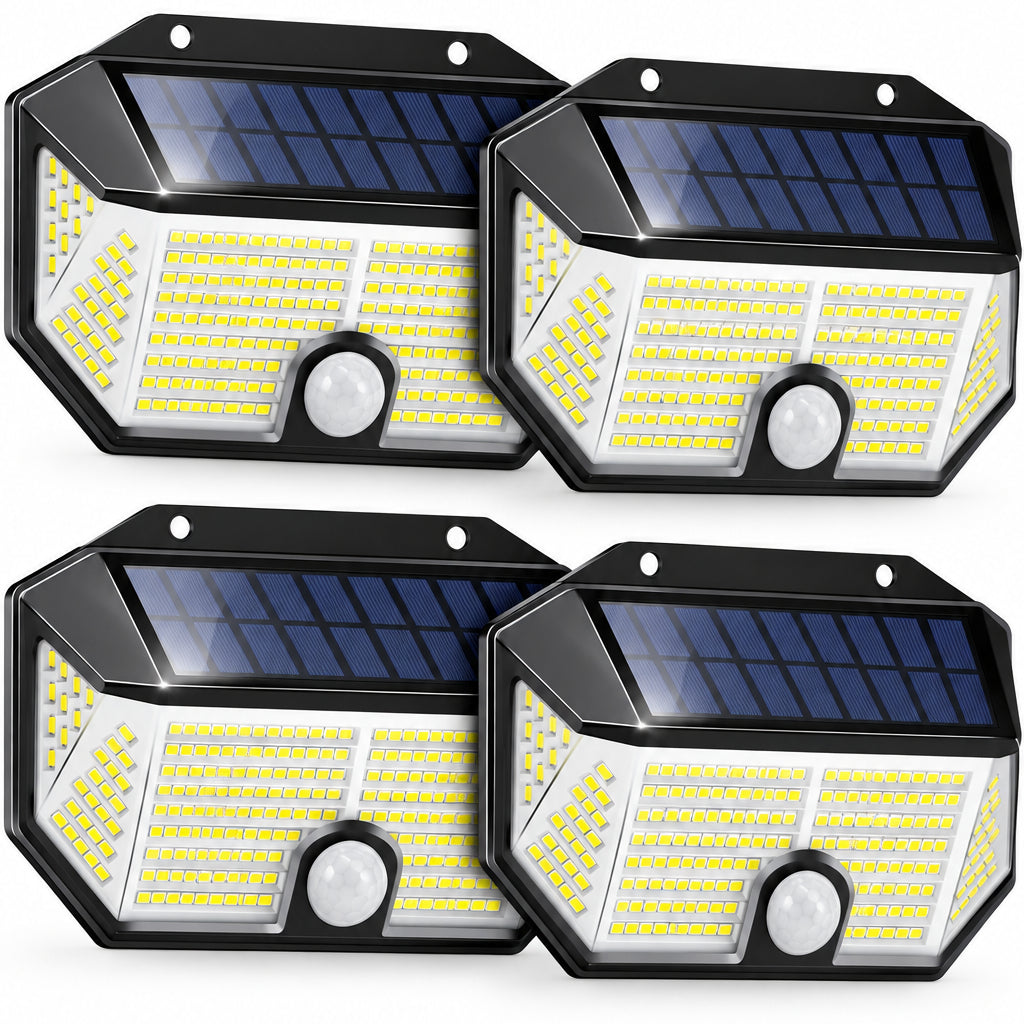 solar security lights Solar Motion LED Wall Lights IP65 2 Pcs