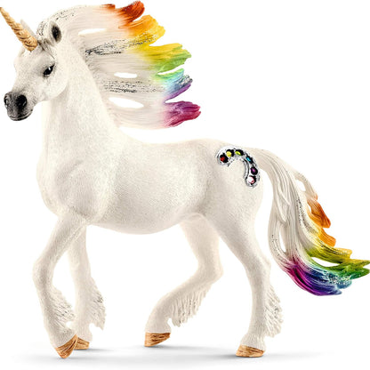 Schleich 70523 Rainbow Unicorn Stallion Animal Figure