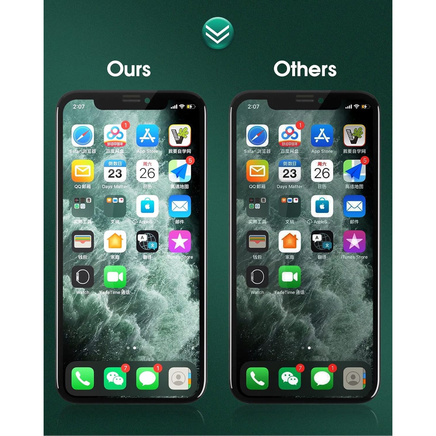 iPhone X GX New OLED Black Display Screen Replacement Kit