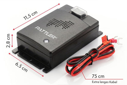 PATTLER Car Marten Repellent Ultrasonic 12V Battery Connection Automatic Engine Bay Protection