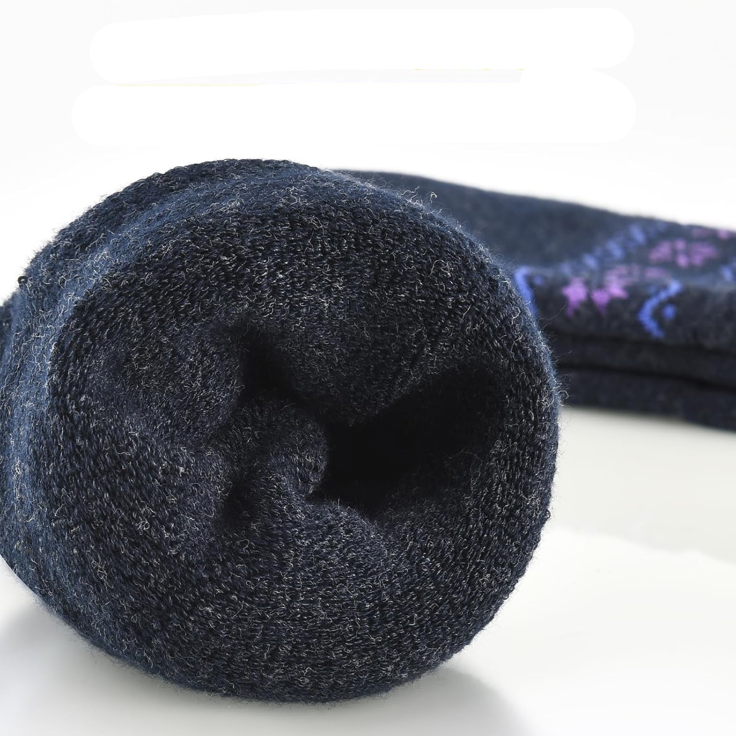 NinetoFiveLife Women's Ultra-Soft Thick Woollen Thermal Socks 4-Pair Pack