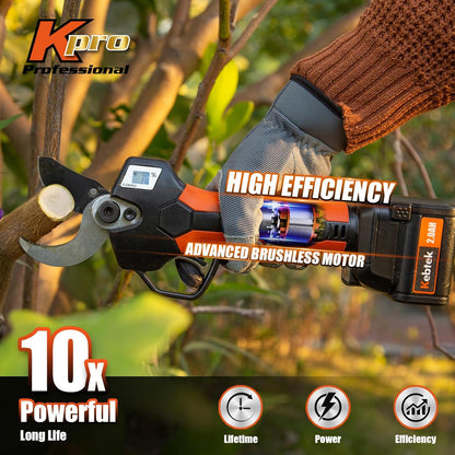 Kebtek KT940 40mm Electric Pruning Secateurs 18V Battery Pack