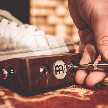 Meinl Analog Stomp Box for Multi‑Instrumentalists with Mahogany Body