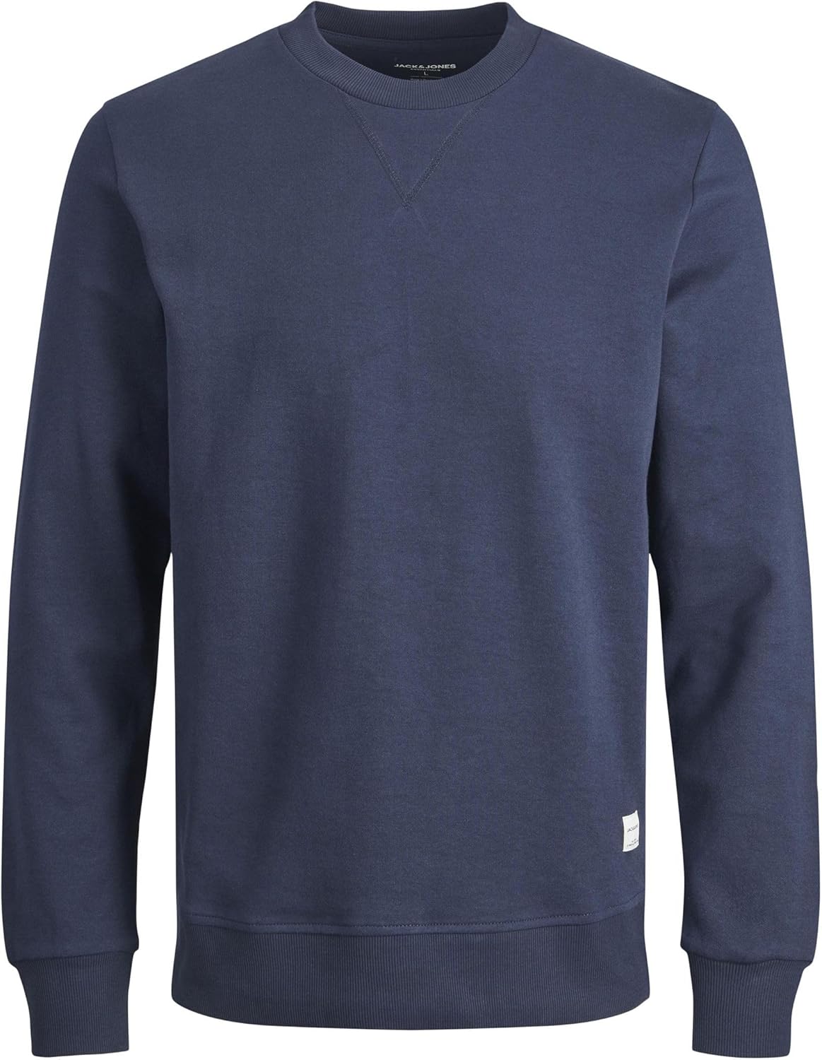 Jack & Jones Navy Plus Size Men's Sweatshirt – Soft Cotton