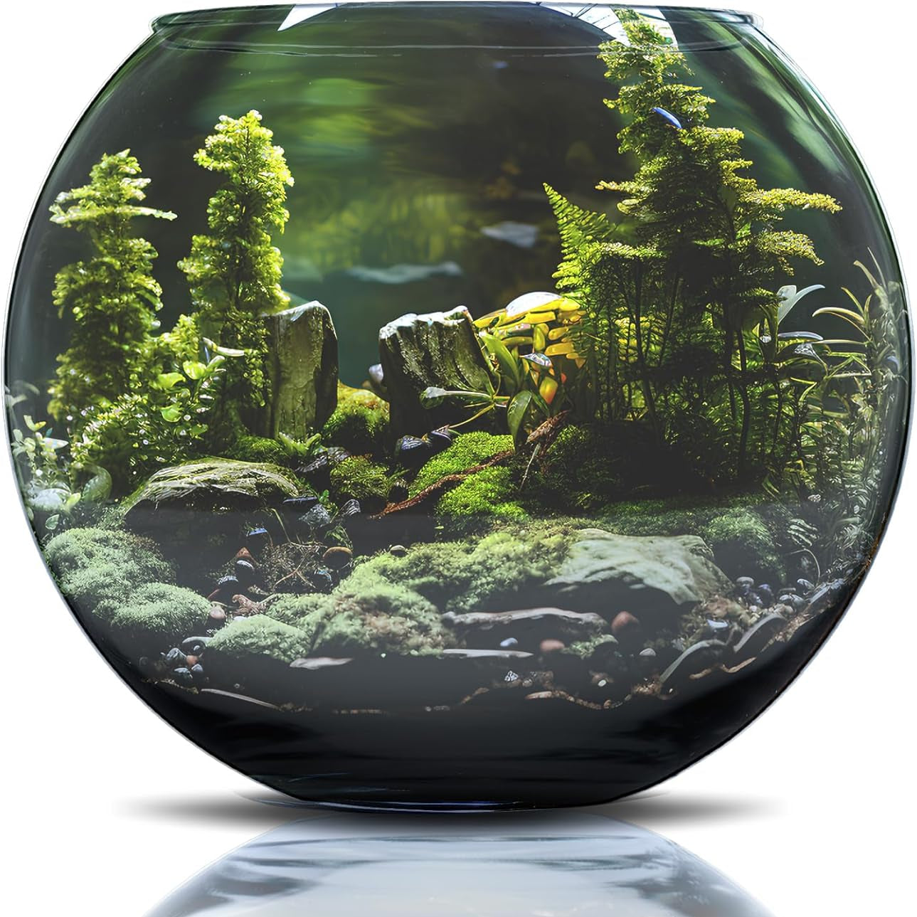 Amtra Crystal Globe 30cm Transparent Fishbowl – 10L Hand‑Blown Glass Aquarium