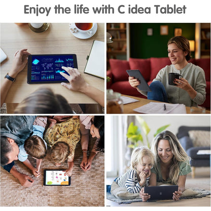C Idea 8‑Inch Android 13 Tablet with Blue Light Protector