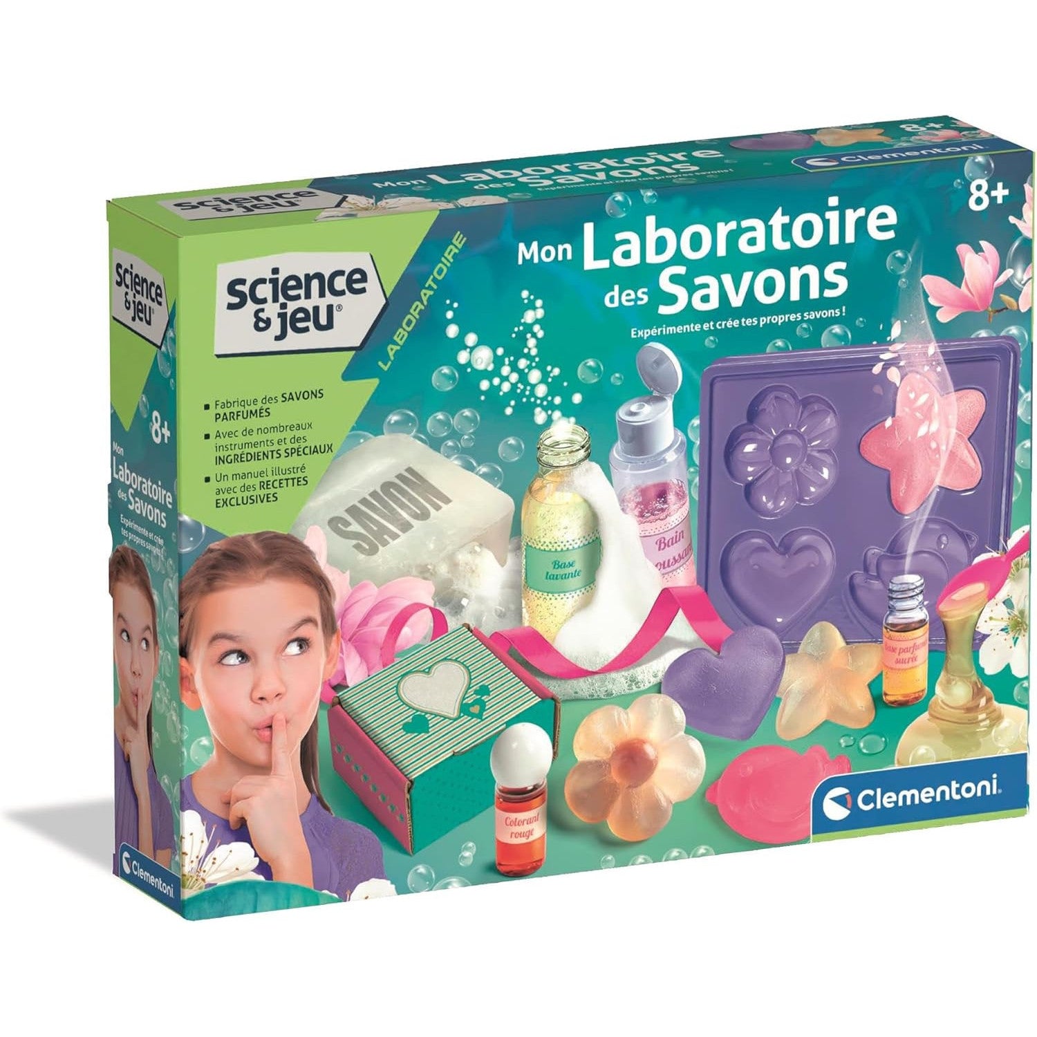 Clementoni Science & Play: Mon Laboratoire des Soaps – Colourful Scented Soap Kit for Kids