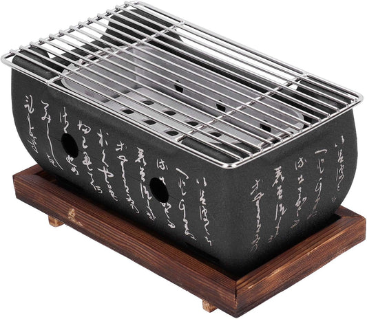 Tixiyu Tixiyuxkqgjis125 Japanese Barbecue Charcoal Grill Aluminium Alloy