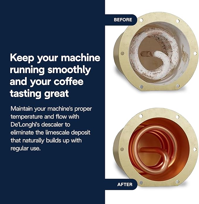 De'Longhi EcoDecalk DLSC500 500ml Natural Coffee Machine Descaler