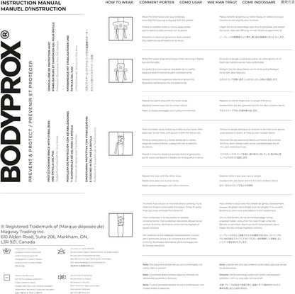 Bodyprox Knee Brace with Stabilizers and Gel Patella Pads