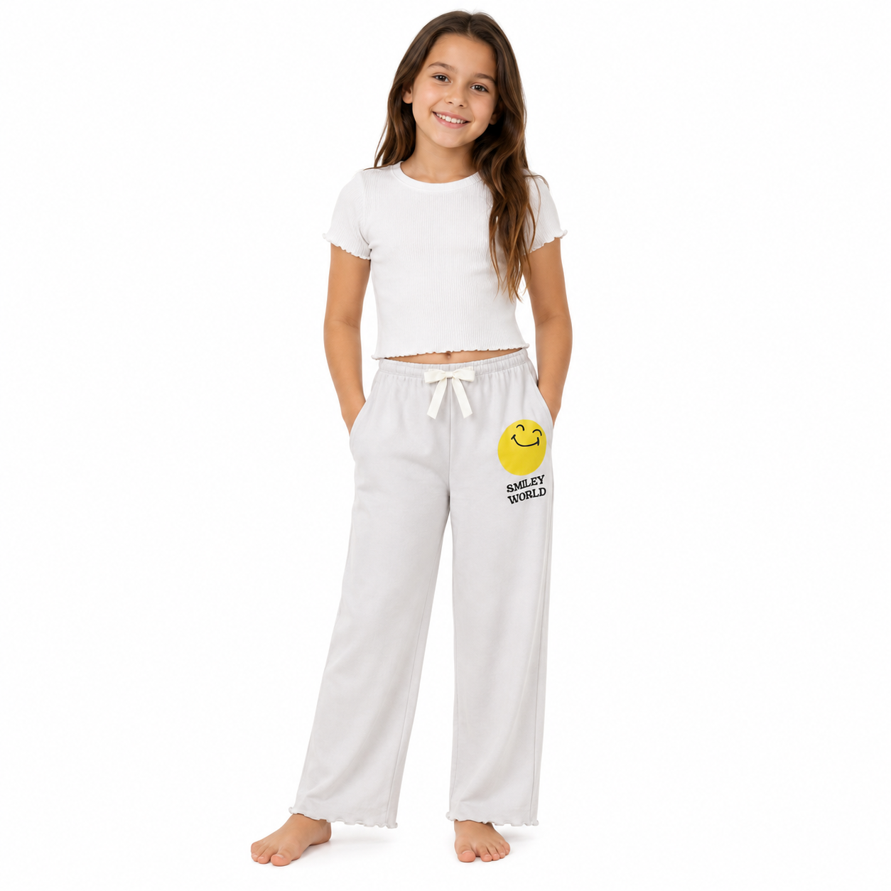 Smiley World 100% Cotton Kid's Lounge Pants