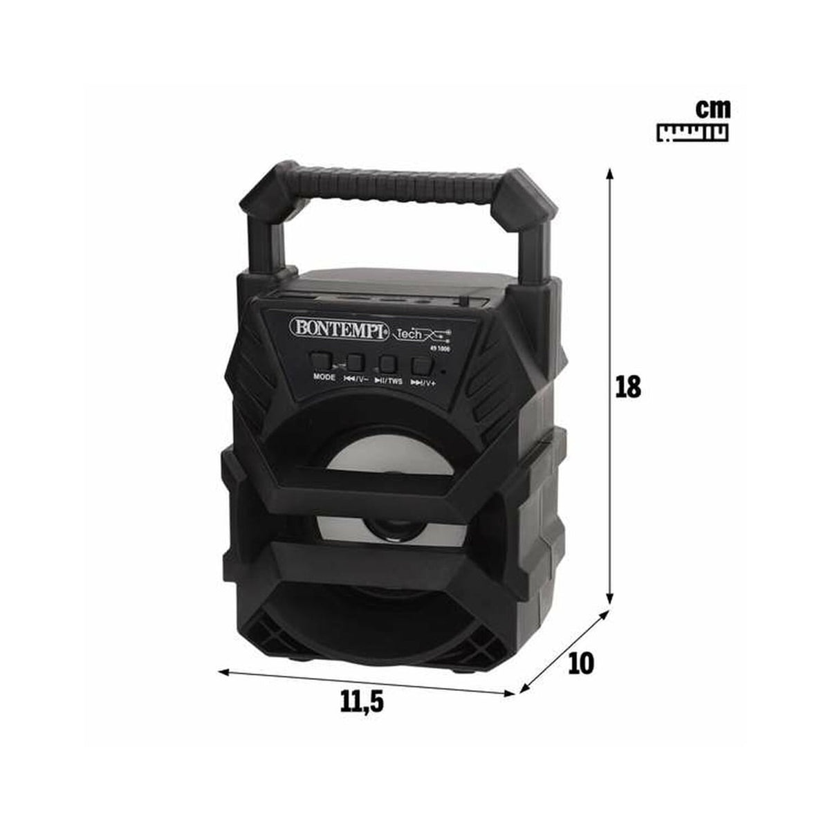 Colorbaby Karaoke Bluetooth Speaker with Microphone Black