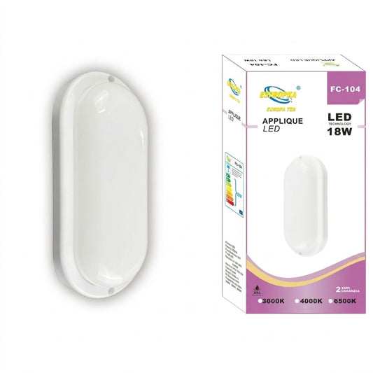 DRIWEI FC-104 Oval LED Ceiling Wall Light 18W 3000K
