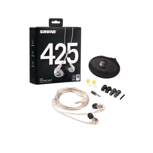 Shure SE425 Pro Sound Isolating Earphones with Dual High-Definition Drivers