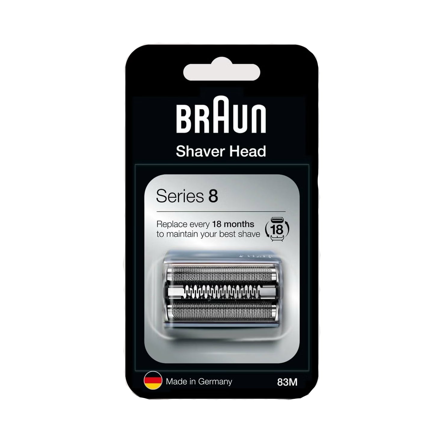 Braun Series 8 83m Silver Electric Shaver Head Replacement Part for Men
