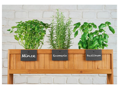Parkside Slate Plant Markers Set Square 5-Piece