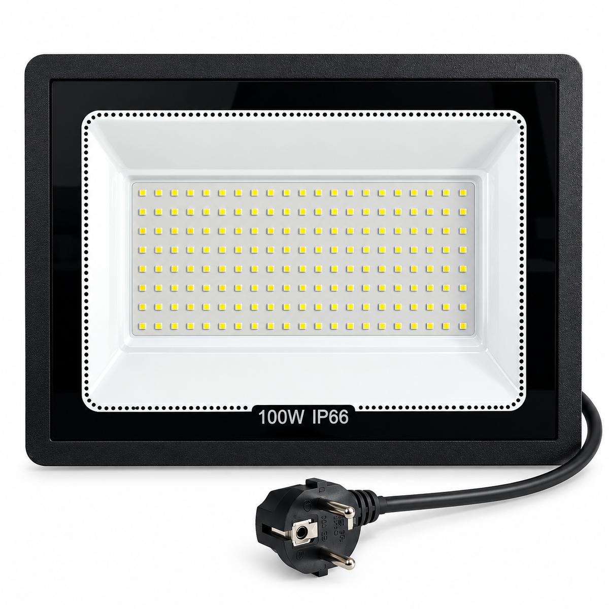 LED Flood Light, IP66 waterproof 100W, 1 Pack