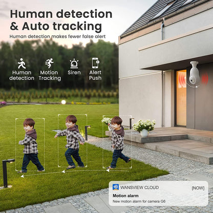 Wansview G6 2K HD Light Bulb Security Camera with Color Night Vision - Gomix Brands Outlet