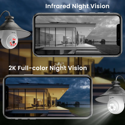 Wansview G6 2K HD Light Bulb Security Camera with Color Night Vision - Gomix Brands Outlet