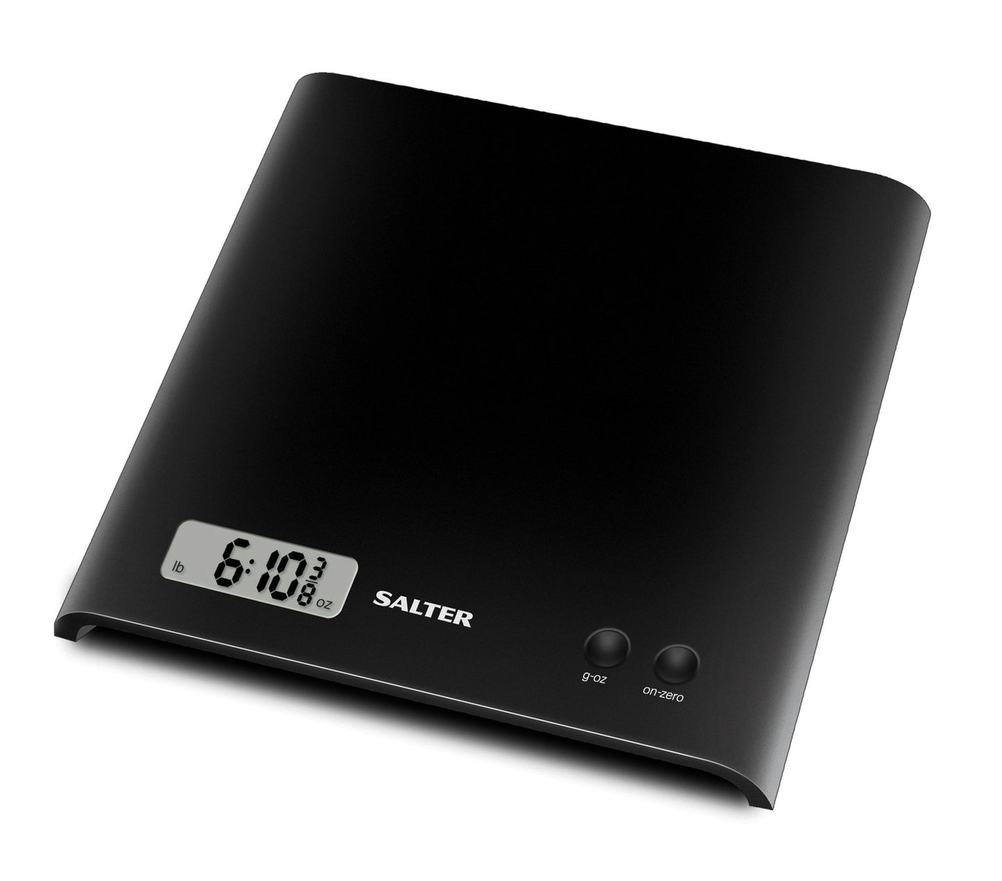 Salter Digital Kitchen Scale - Precise Black Food Weighing with Add & Weigh