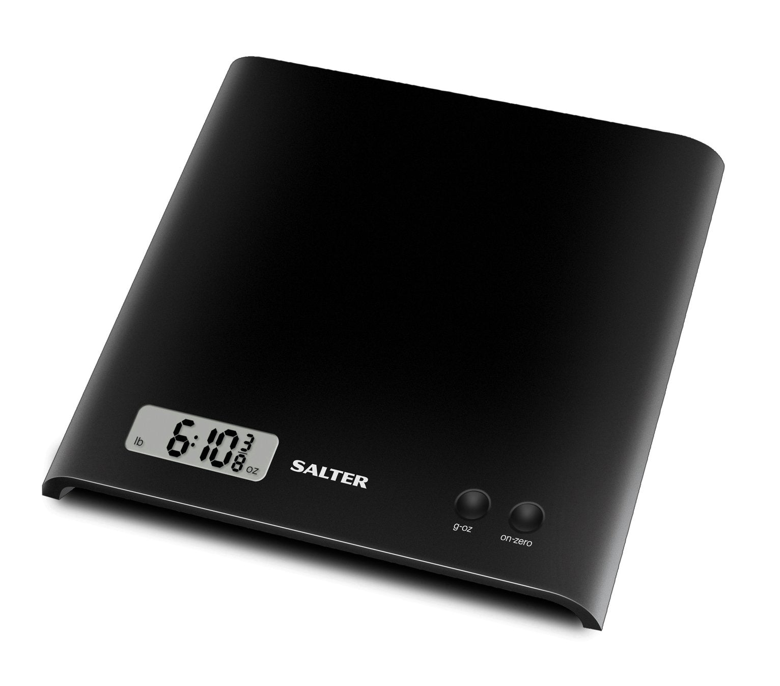 Salter Digital Kitchen Scale - Precise Black Food Weighing with Add & Weigh