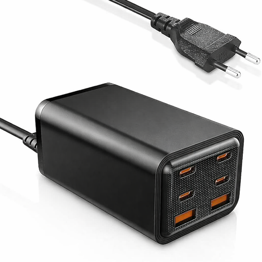 CoxieSuift  6-Port USB‑C Fast Charger Universal Compatibility