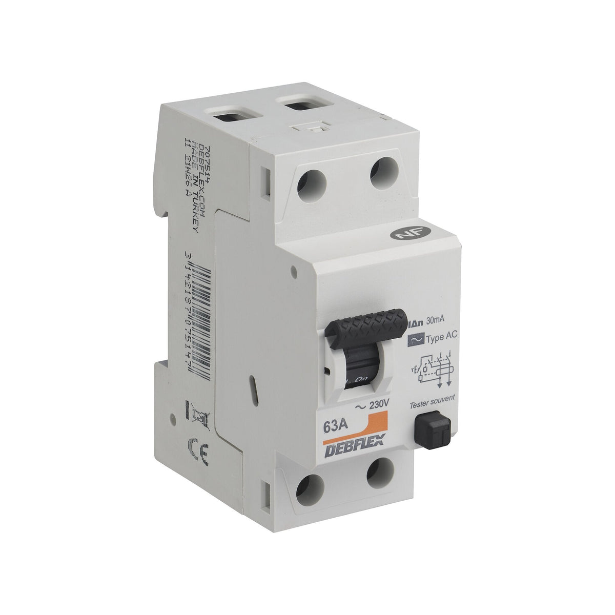 DEBFLEX Residual Current Circuit Breaker 63A Type AC