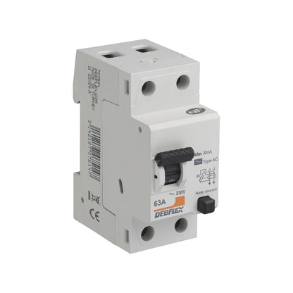 DEBFLEX Residual Current Circuit Breaker 63A Type AC