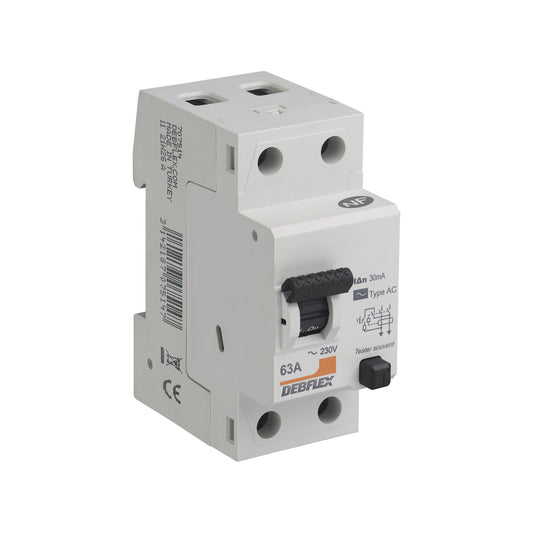 DEBFLEX Residual Current Circuit Breaker 63A Type AC