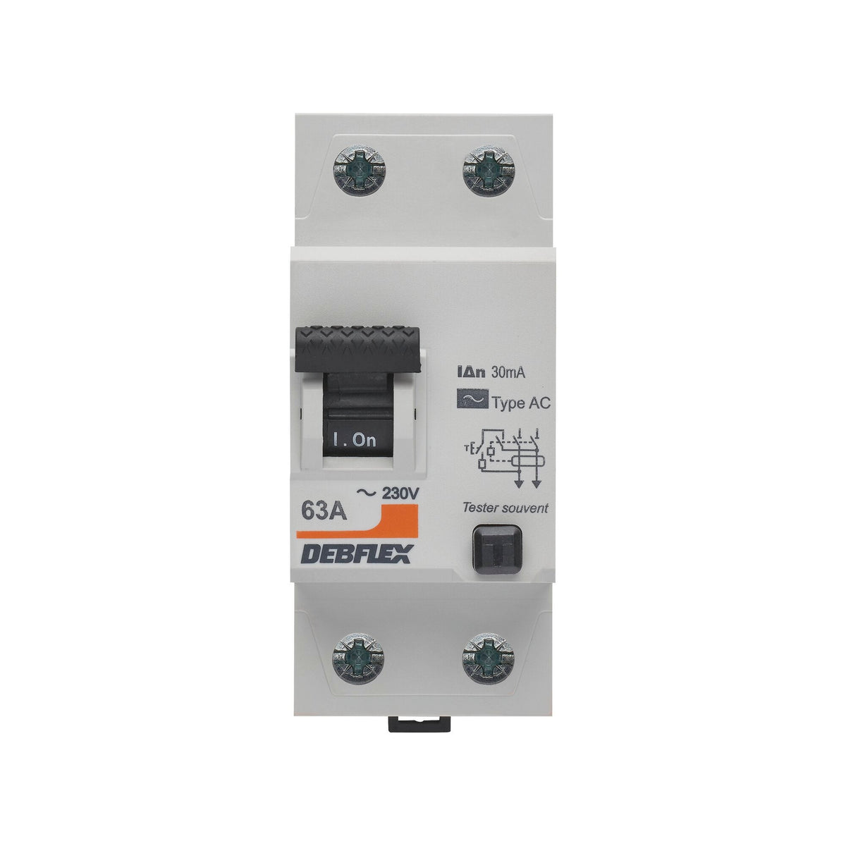 DEBFLEX Residual Current Circuit Breaker 63A Type AC