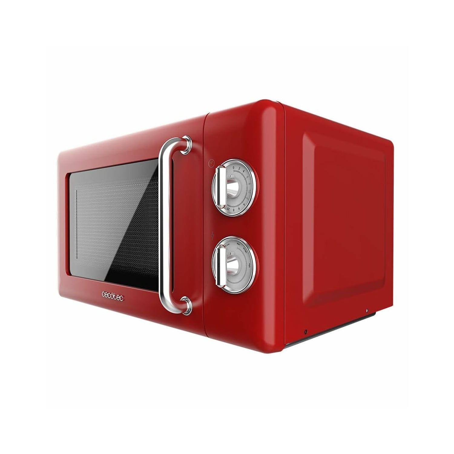 Cecotec Proclean 3010 Retro Microwave 700W 20L Red