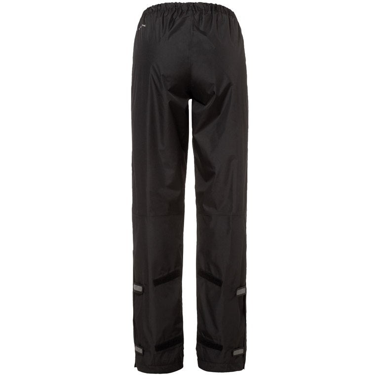 Vaude Women's Fluid Regular Waterproof Cycling Rain Pants - Black