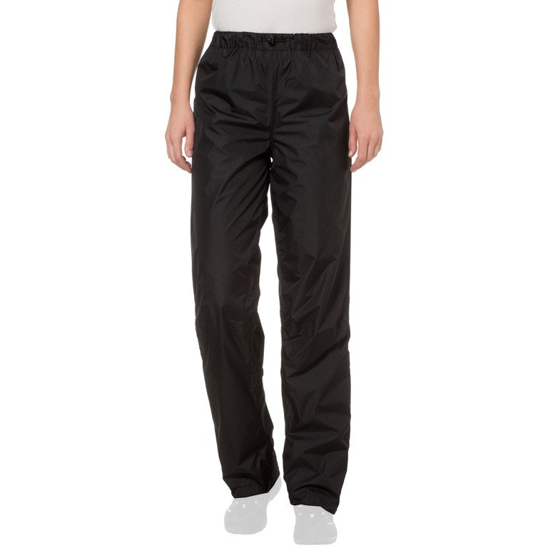 Vaude Women's Fluid Regular Waterproof Cycling Rain Pants - Black