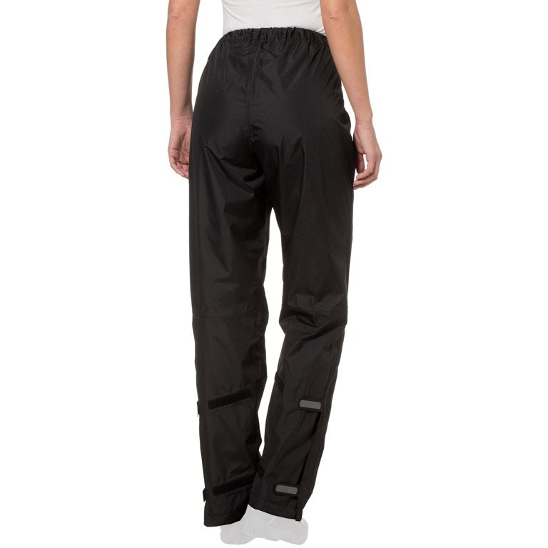 Vaude Women's Fluid Regular Waterproof Cycling Rain Pants - Black