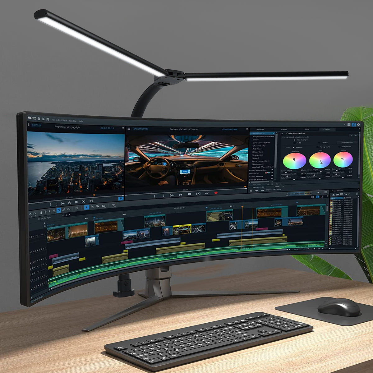 Huizhou Ledsun Dual Head LED Desk Lamp LS03