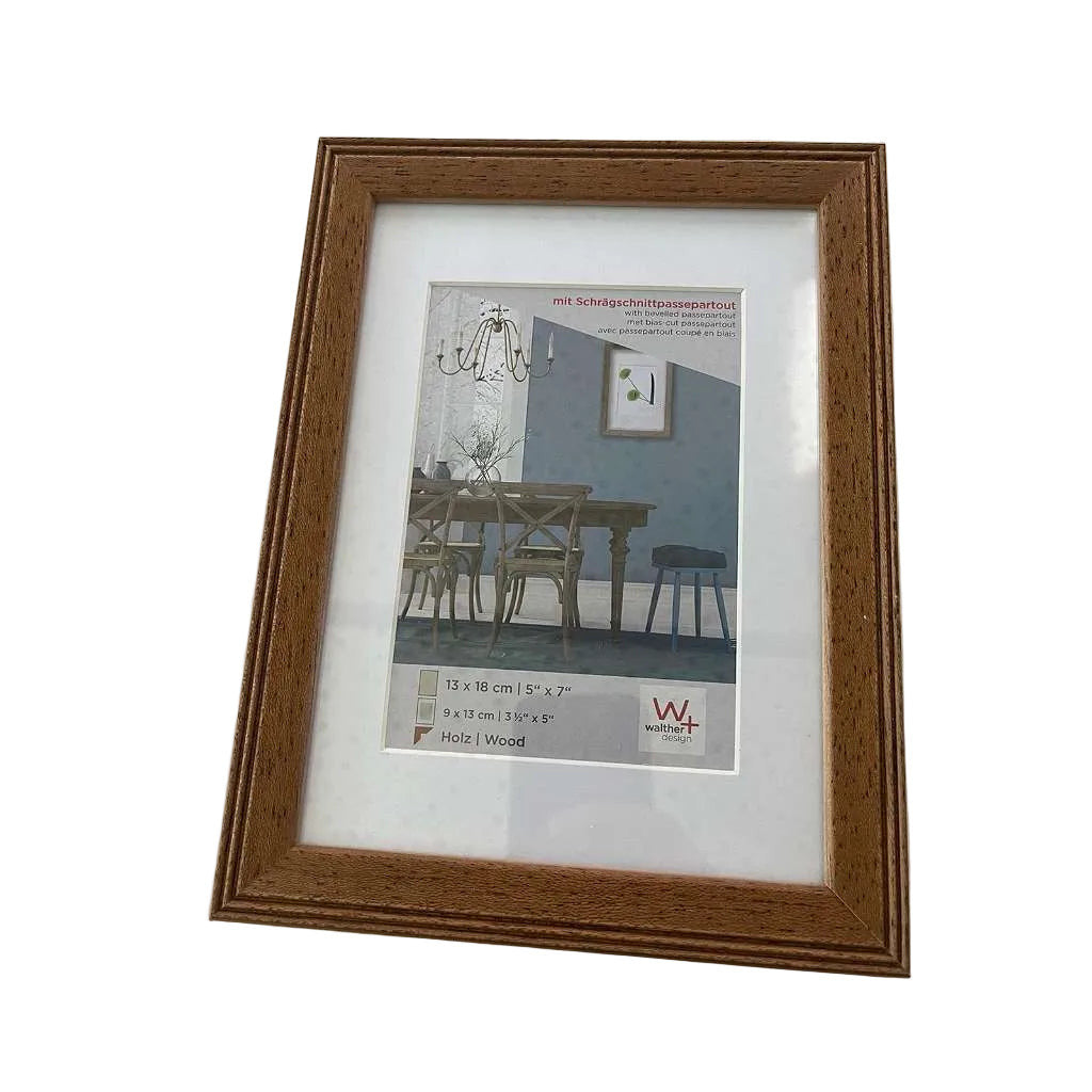Charming Country House Oak-Look Picture Frames for Wall Display