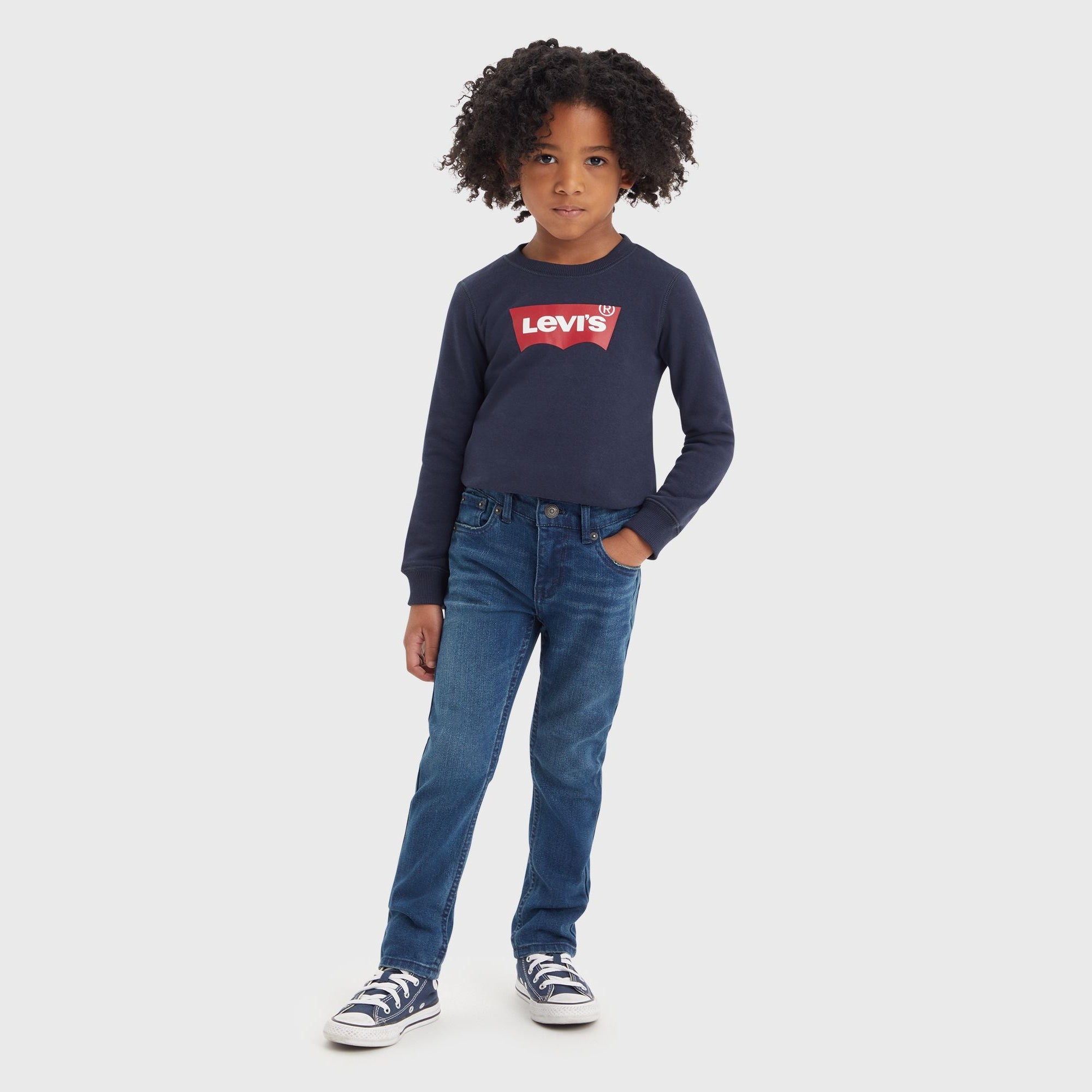 Boys' Levi's 510™ Skinny Fit Stretch Denim Jeans - Classic Blue