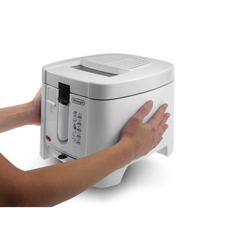 DeLonghi F13205 Electric Deep Fryer 1.2 L 0.7 kg Adjustable Thermostat White
