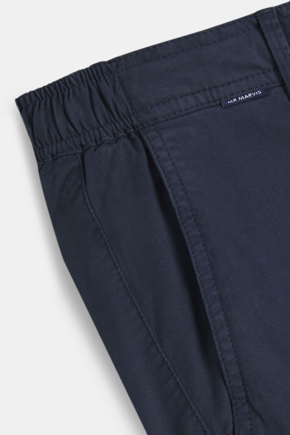 MR MARVIS Cosmics Men's Slim Fit Chino Trousers with Elastic Waistband