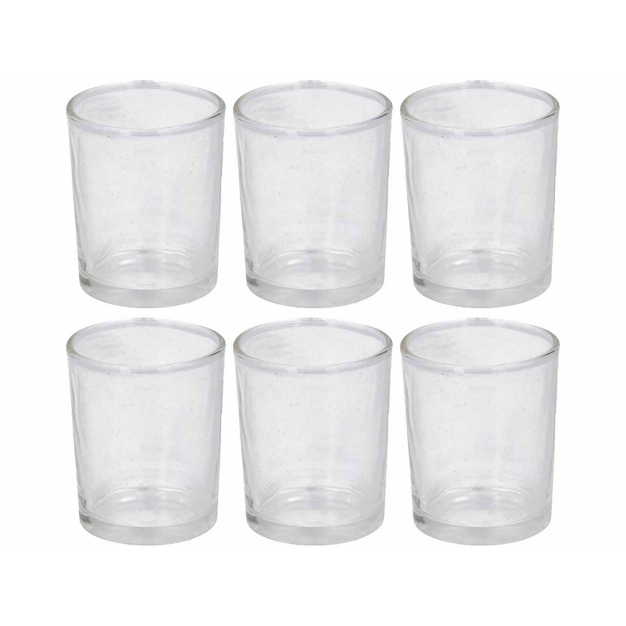 Alpina 6‑Piece Transparent Glass Aperitif Cups 100 ml Set