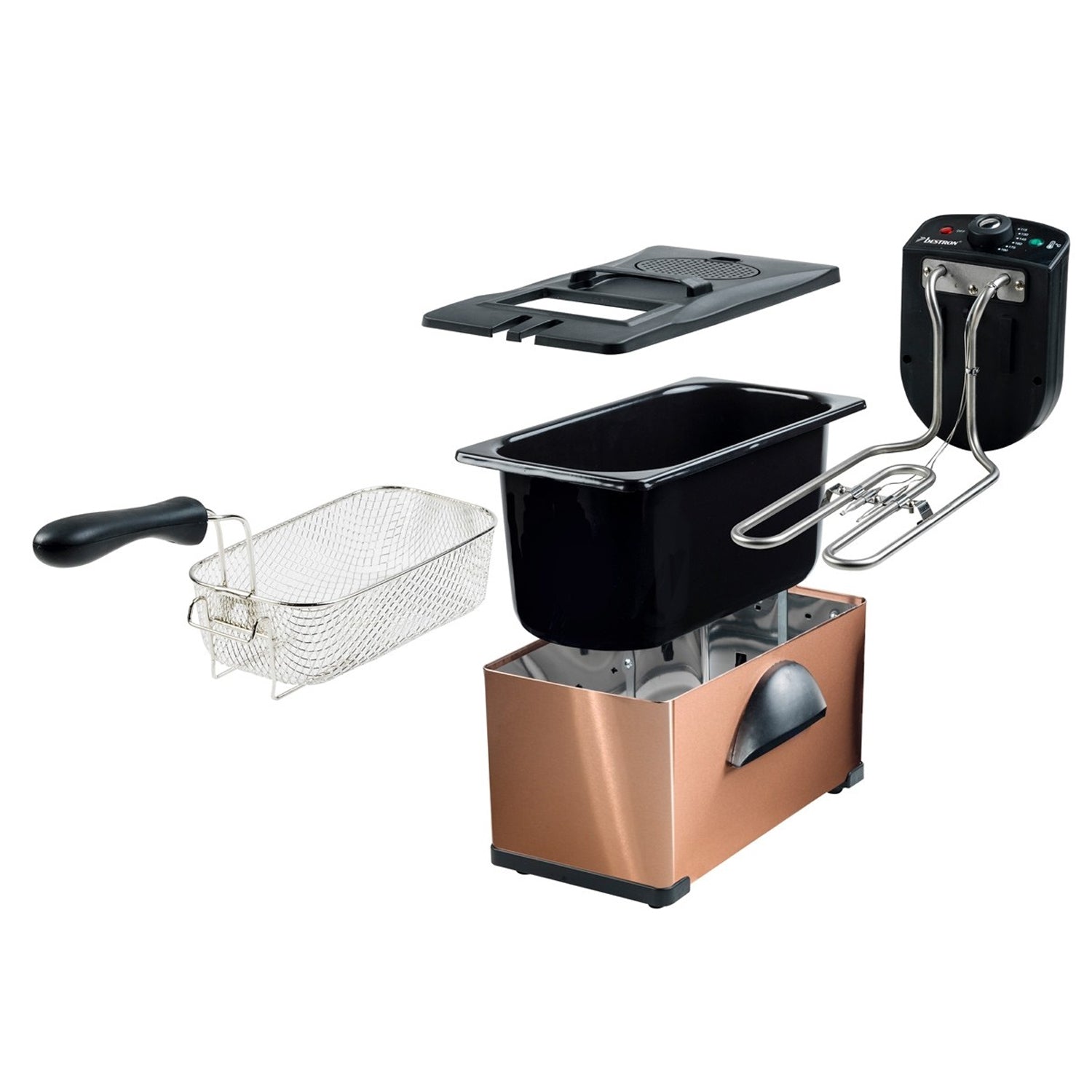 Bestron Copper Collection Friteuse 3.5L 2000W