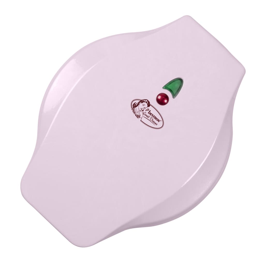 Bestron Pink Animal Shape Waffle Maker 700W for Fun Kids Breakfasts