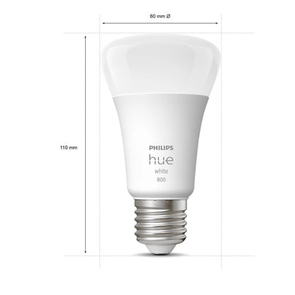 Philips hue White A60 E27Smart Bulb 800