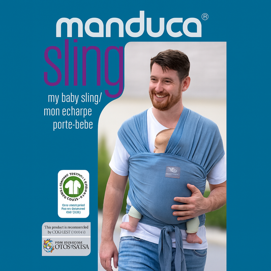 Manduca LEO Organic Cotton Bi-Elastic Jersey Baby Sling Wrap