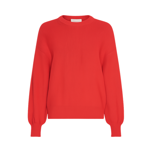 Msch Copenhagen Rachelle Pullover – Flame Scarlet