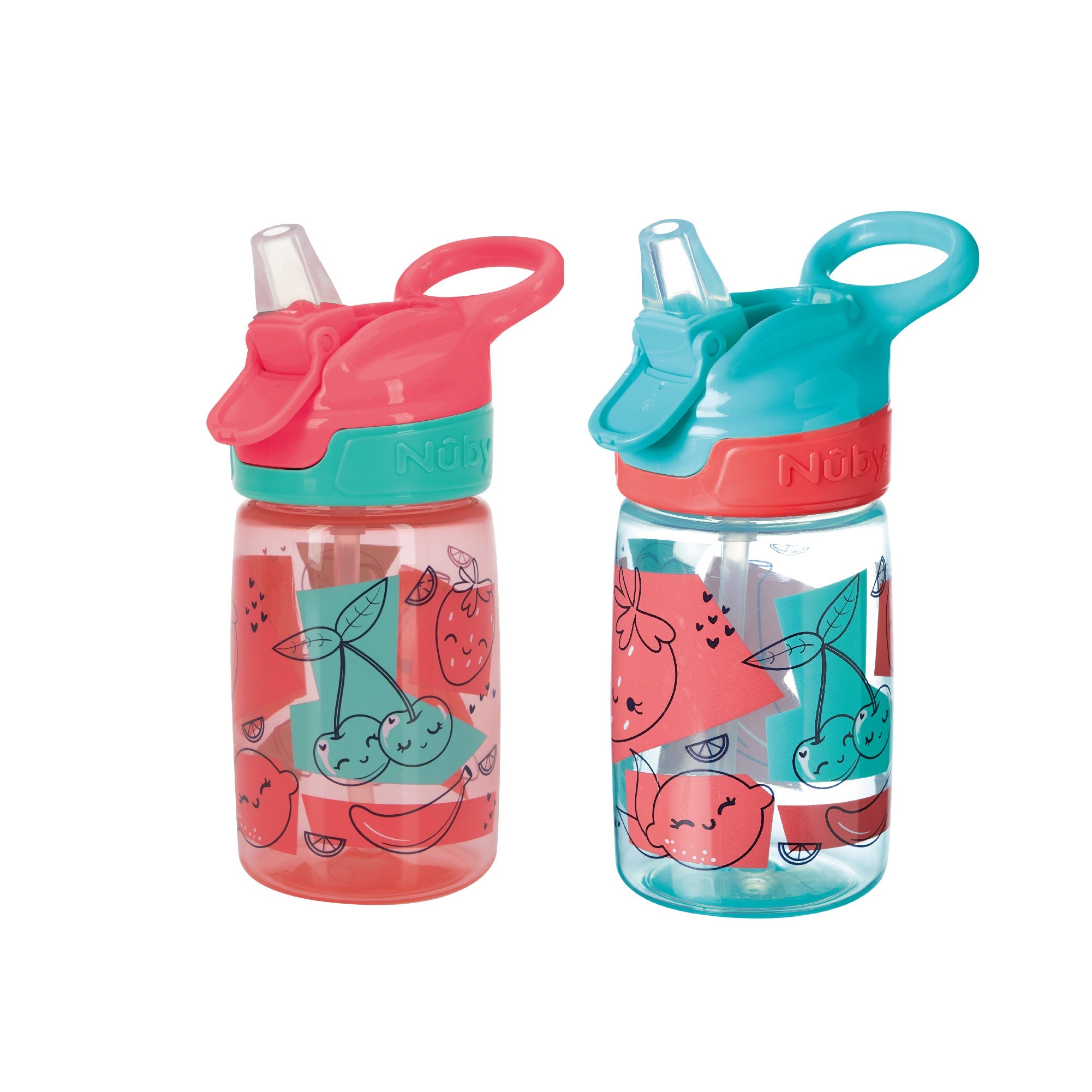 Incredible Gulp Strawberry Water Bottle: Leakproof, Durable, BPA-Free, 2-Pack for Kids