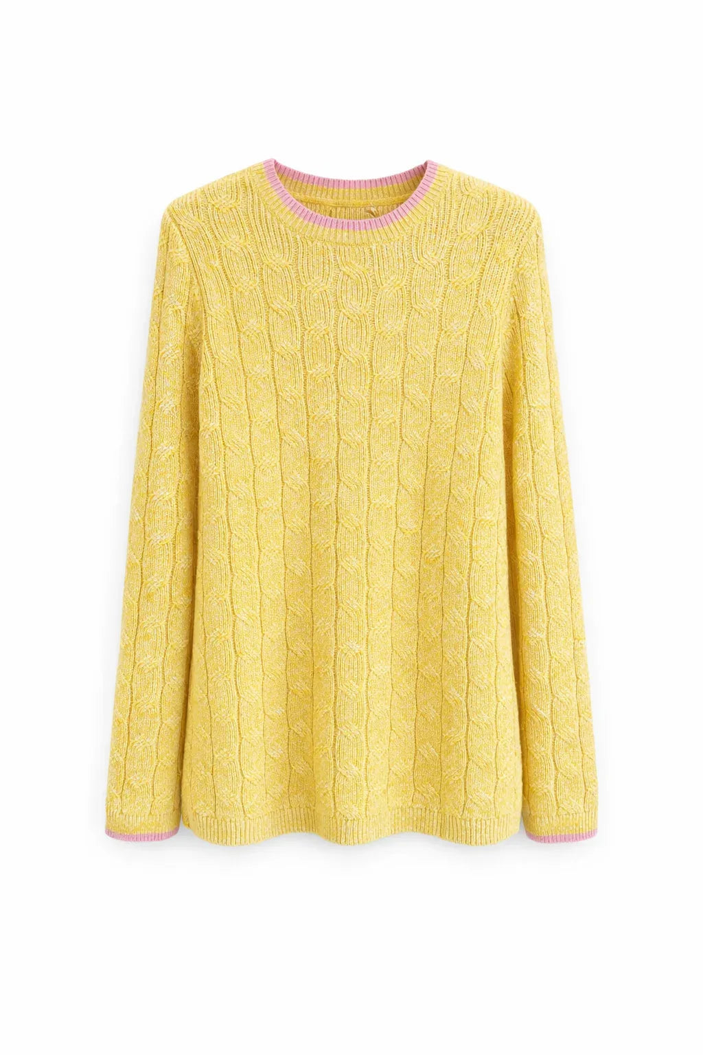 Lands' End Women's Petite Cotton Cable Knit Drifter Jumper - Gomix Brands Outlet