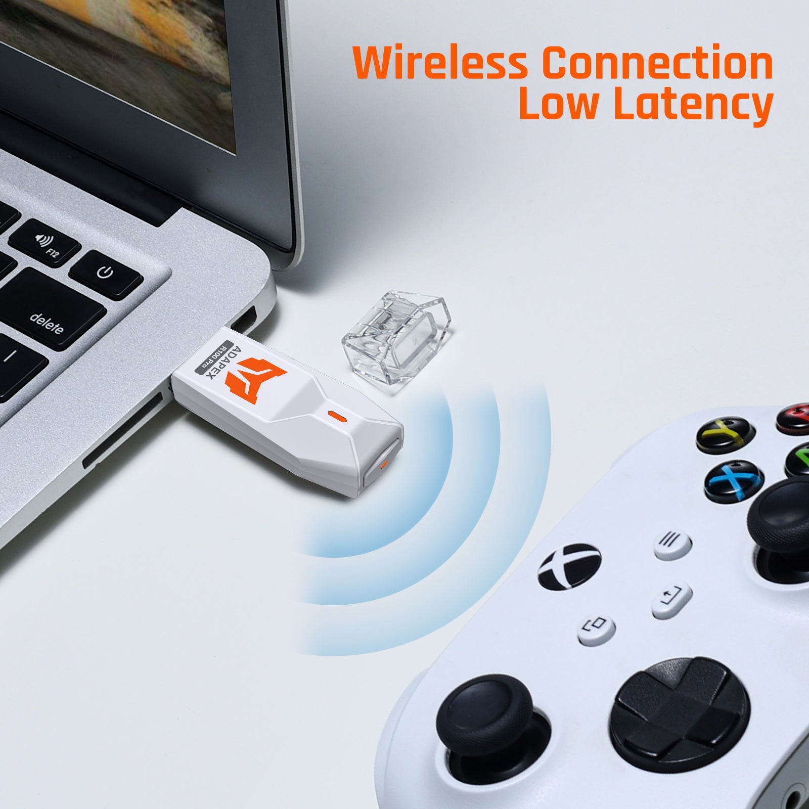 BIGBIGWON ADAPEX R100Pro USB Wireless Controller Adapter for Xbox PS5 Switch PC
